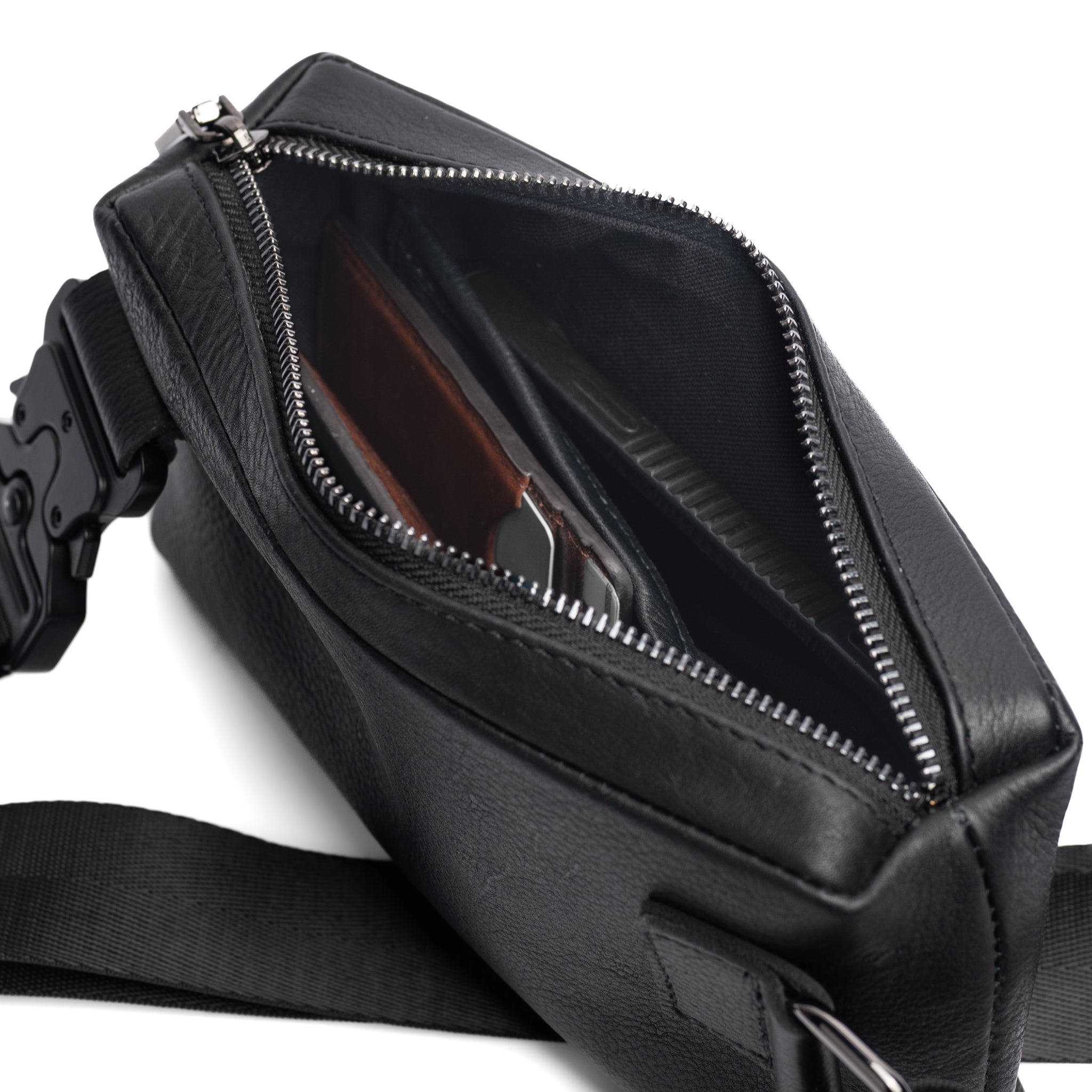 URSURPADOR | CROSSBODY LAMBSKIN BLACK.